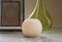 EcoGecko 4.63 Inch Round Wax Sphere LED Flameless Candle with 5 Hour Timer, AA Batteries, Super Long Battery Life