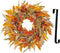 Fall Wreaths for Front Door - 24 inch Farmhouse Wreath Eucalyptus Autumn Berry Magnolia Outside Indoor Decor Large Harvest Crafts Wreaths Rustic Thanksgiving Halloween