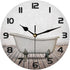 Wall Clock Vintage Bathtub Round Hanging Clock, 10 Inch Silent Non-Ticking Battery Operated Quartz Analog Quiet Desk Clock for Home, Kitchen, Bathroom Office, Living Room or School
