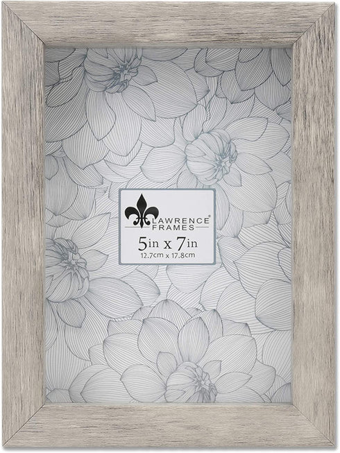 Lawrence Frames Shadow Box Frame, 5x7, Natural Gray