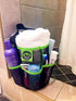 Camco Mesh Shower Caddy Organizer Tote with Pockets and Carry Handle, Dries Quick, Perfect for Dorms, Gym, Camping, the Beach and Travel, Organize Bathroom Toiletries and Products- Black (51997)