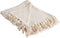 DII Rustic Farmhouse Cotton Diamond Blanket Throw with Fringe for Chair, Couch, Picnic, Camping, Beach, & Everyday Use, 50 x 60 - Fields of Diamond Natural
