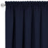Achim Home Furnishings, Navy/White DRVL14NW12 Darcy Window Curtain Valance, 58" x 14"
