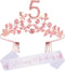 5th Birthday Gifts for Girls, 5th Birthday Tiara and Sash, Its My 5th Birthday Sash and Crystal Tiara, 5th Birthday Decorations for Girls, 5th Birthday Party Supplies, Happy 5th Birthday