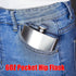 8th Day Fashion 6OZ Hip Flask for Liquor Pocket Size Stainless Steel Leakproof with Funnel Set Alcohol Drinking Flask Set (Silver)