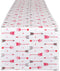 DII Valentine's Day Table Top Collection, Table Runner, 14x72, Hearts & Arrow
