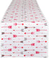 DII Valentine's Day Table Top Collection, Table Runner, 14x72, Hearts & Arrow