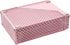 Annova Mesh Desk Organizer 4 Pieces Office Suppliers Desktop Organizer Set Desk Accessories - Letter / File Tray x 2, Magazine Rack / Upright Document Holder x 1, Pen Holder x 1 - Light Pink