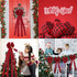 Buffalo Plaid Bow Christmas Buffalo Plaid Wreath Bow Tree Bow Xmas Tree Topper Hat with Card Christmas Tree Top Ornaments for Christmas Tree Front Door Wreath Xmas Decor (Black and Red)