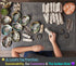 3 Sage Smudging Kit - White Sage, Blue Sage & Cedar | Smudge Kit with Abalone Shell, Stand, Instructions, Blessings & Blue Agate Bracelet (White, Blue & Cedar)