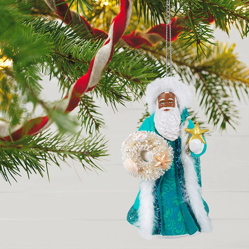 Hallmark Keepsake Christmas Ornament 2021, Black Father Christmas