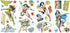 RoomMates RMK4308SCS Wonder Woman Cartoon Peel and Stick Wall Decals