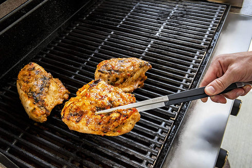 Char-Broil 8586712R06 Culinary Tweezer Tongs, Silver