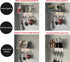 Cq acrylic Clear Acrylic Shelf for Funko Pop Display Shelf Makeup Shelf Organizer and Key Holder,Set of 2