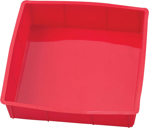 Mrs. Anderson's Baking 43636 9-Inch Square Cake Pan, Non-Stick European-Grade Silicone