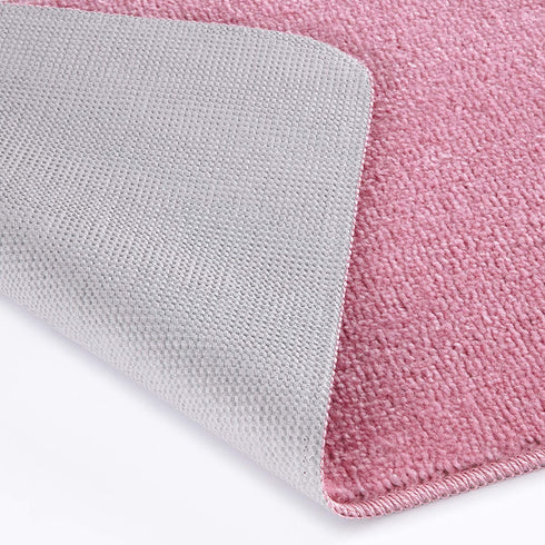 Ottomanson ECO Collection Bathroom Mat Set, 3 Pieces, 18" x 30", Pink
