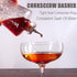 Bitters Bottle Set of 2 Cocktail Glass Bitters Bottle for Cocktail with Metal Dasher Top, SET002 (Set of 2)
