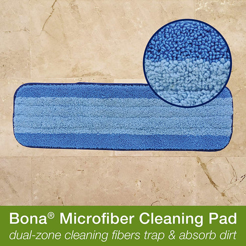 Bona Hard-Surface Floor Premium Spray Mop, for Stone Tile Laminate and Vinyl LVT/LVP
