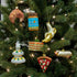 Kurt Adler Noble Gems Croissant Glass Christmas Tree Ornament NB1551