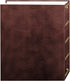 Magnetic Self-Stick 3-Ring Photo Album 100 Pages (50 Sheets), Brown