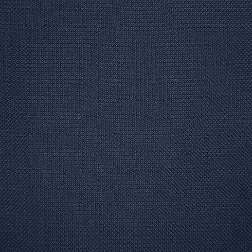 No. 918 Montego Grommet Textured Kitchen Curtain Tier Pair, 56" x 36", Navy Blue