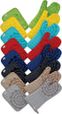 T-fal Textiles 50959 Medallion Design 100-Percent Cotton and Silicone Oven Thumb Mitt, Sand, Individual