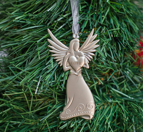 ‹‹Memorial/Remembrance Angel Ornament with Celebration of Life Poem- Sympathy Gift for Loss of Loved One/Memorial Ornament for Christmas Tree in Memory of Lost Loved Ones