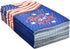 100 Happy 4th of July Patriotic Guest Napkins 3 Ply Disposable Paper Pack Elegant Holiday American Flag Dinner Hand Towel Napkin Red Blue White Star & Stripes Celebrate Banquet Party Decorative Towels