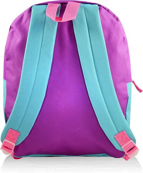Trolls World Tour School Backpack Set For Girls ~ 5 Pc Bundle With 16 in Poppy Trolls School Bag, Lunch Box, School Supplies Set, Stickers, More Troll Accessories Travel Bag(Trolls school supplies)