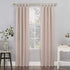 Sun Zero Easton Blackout Tab Top Curtain Panel, 40 in x 63 in, Blush Pink