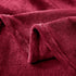 Hannah Linen Plush Fleece Blanket - Cozy Throw Blankets for Couch & Sofa - Lightweight Microfiber Fleece Throw - Super Soft, Warm & Comfy for All Seasons (50x60, Red)