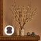 Birchlitland Lighted Brown Branches 18IN 70L Warm White Fairy Lights, LED Willow Branch Lights with Timer Battery Operated for Home Bedroom Living Room Vase Decoration