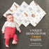 Animal Swaddle Blankets, 3-Pack Soft, Bamboo Rayon and Cotton Baby Blankets for Boys and Girls Promote Sound Sleep 47x47 in. Receiving Blanket/Multipurpose Baby Essentials by San Francisco Baby