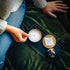 Auric Moon | Rosewater + Wildflowers Scented Luxury Soy Coconut Candle for Women | Slow 35+ Hour Burn | Love & Elevate Your Space | 5.5 Oz Metal Tin with Lid | Hand-Poured in California