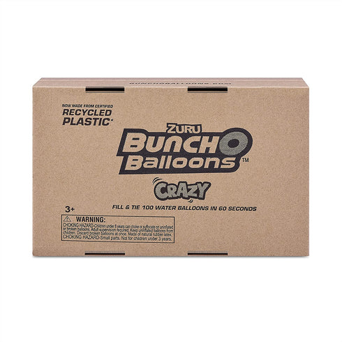 Bunch O Balloons Crazy Color (6 Pack) by ZURU, 200+ Rapid-Filling Self-Sealing Water Balloons for Outdoor Family, Friends, Children Summer Fun, Amazon Exclusive (6 Pack)
