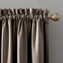 Sun Zero - 52479 Oslo Theater Grade Extreme 100% Blackout Rod Pocket Curtain Panel, 52" x 95", Mushroom