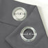 LEMOMO Grey Blackout Curtains 42 x 63 Inch Length/Set of 2 Curtain Panels/Thermal Insulated Room Darkening Blackout Curtains for Bedroom