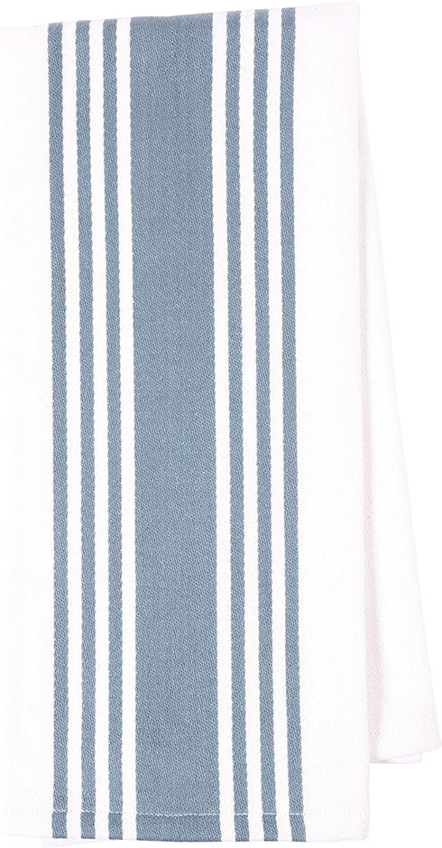KAF Home Kitchen Towels, Set of 4 Absorbent, Durable and Soft Towels | Perfect for Kitchen Messes and Drying Dishes, 18 x 28 Inches, Blue
