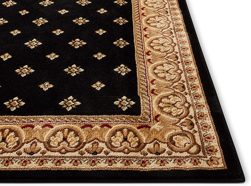 Well Woven Barclay Hudson Terrace Black Traditional Area Rug 2'3" X 3'11"