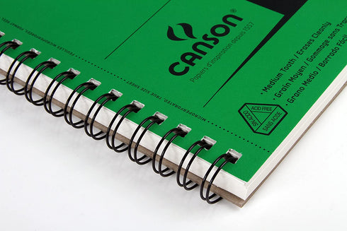 Canson XL Series Recycled Paper Sketch Pad, Side Wire Bound, 50 Pound, 9 x 12 Inch, 100 Sheets