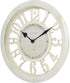 Equity by La Crosse 20857 11.5" Delaney Floating Dial Quartz Clock, Antique White
