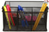 Mind Reader Storage Basket Organizer, Utensil Holder, Forks, Spoons, Knives, Napkins, Perfect for Desk Supplies, Pencil, Pens, Staples - 2 Pack, Black