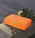 GLAMBURG Premium Cotton Oversized 2 Pack Bath Sheet 35x70-100% Pure Cotton - Ideal for Everyday use - Ultra Soft & Highly Absorbent - Machine Washable - Orange