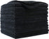 Polyte Premium Microfiber Cleaning Towel,16 x 16 in, 12 Pack (Black)
