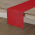 Solino Home Red Linen Table Runner 14 x 72 Inch Classic Hemstitch Handcrafted Machine Washable Table Runner 100% Pure European Flax Linen