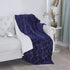 L'AGRATY Super Soft Sherpa Fleece Blanket, Microfiber Lightweight Plush Reversible Throw Blankets for Bed Couch Sofa Fuzzy Cozy Navy Cuddle Blankets Adults?50 x 60 inches, Navy?