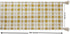Folkulture Gingham Table Runner with Tassels for Home Dining Table, Farmhouse Style D©cor or Kitchen, 100% Cotton Linen Yellow Sand Boho Table Runner, 14 x 108 inch Long