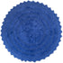 DII Crochet Collection Reversible Bath Mat, Round, 27.5" Diameter, Blueberry