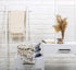 Bersuse 100% Cotton Ventura Turkish Towel - 37x70 Inches, Ivory