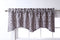 Stylemaster Bryce Chenille Scalloped Valance with Cording, 55 in x 17, Pewter